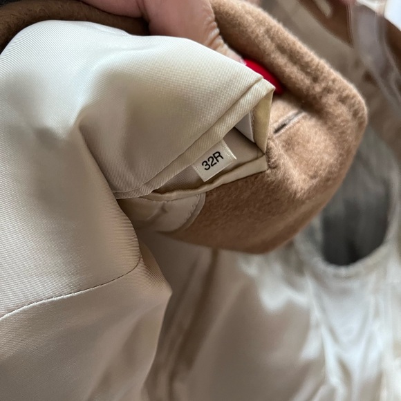 Camel Wool Blend Women's Coat - Picture 6 of 14